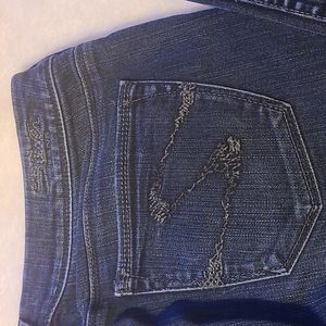 Silver Women's Straight Leg Blue Jean's Size 29 / 33